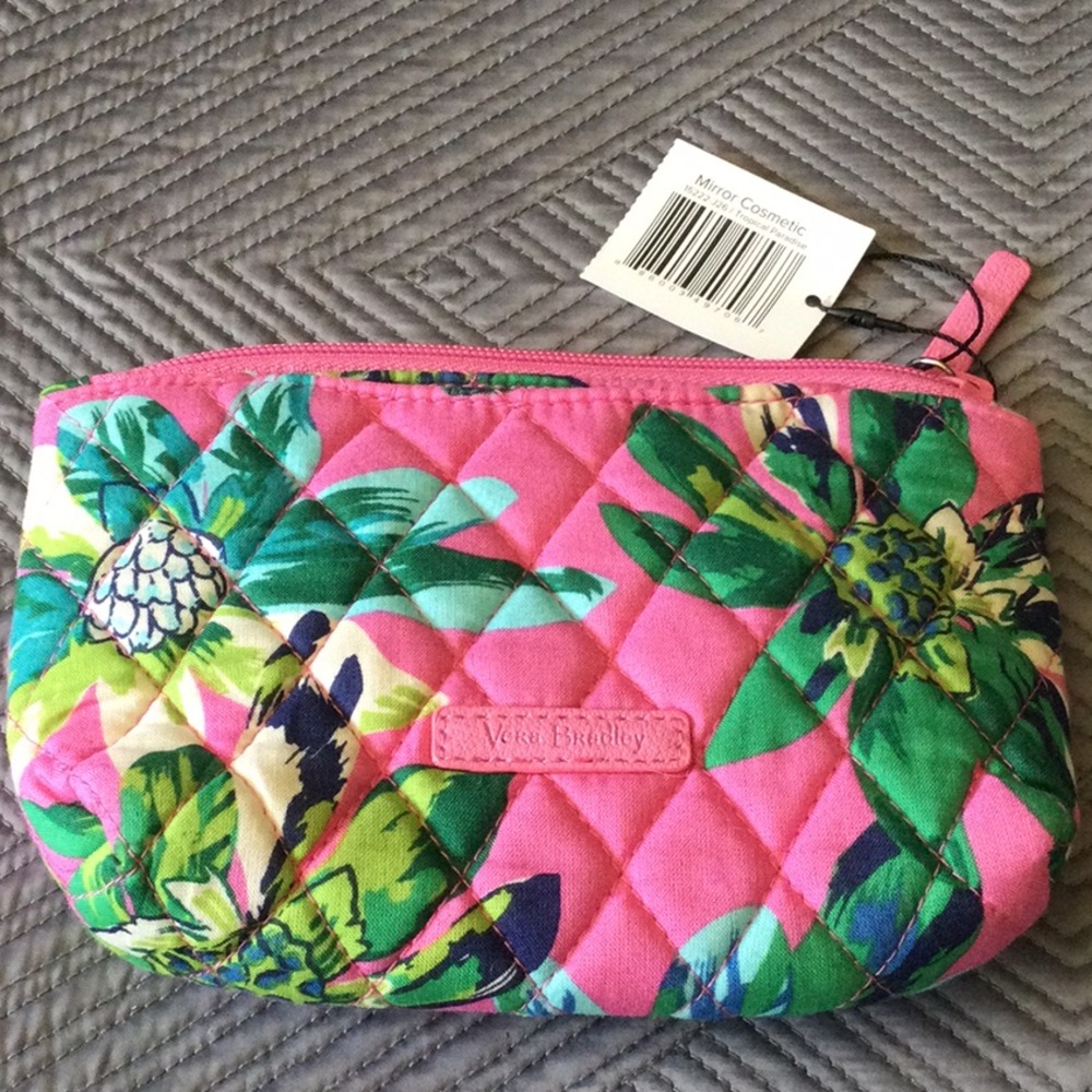 Vera Bradley new floral cosmetic bag
